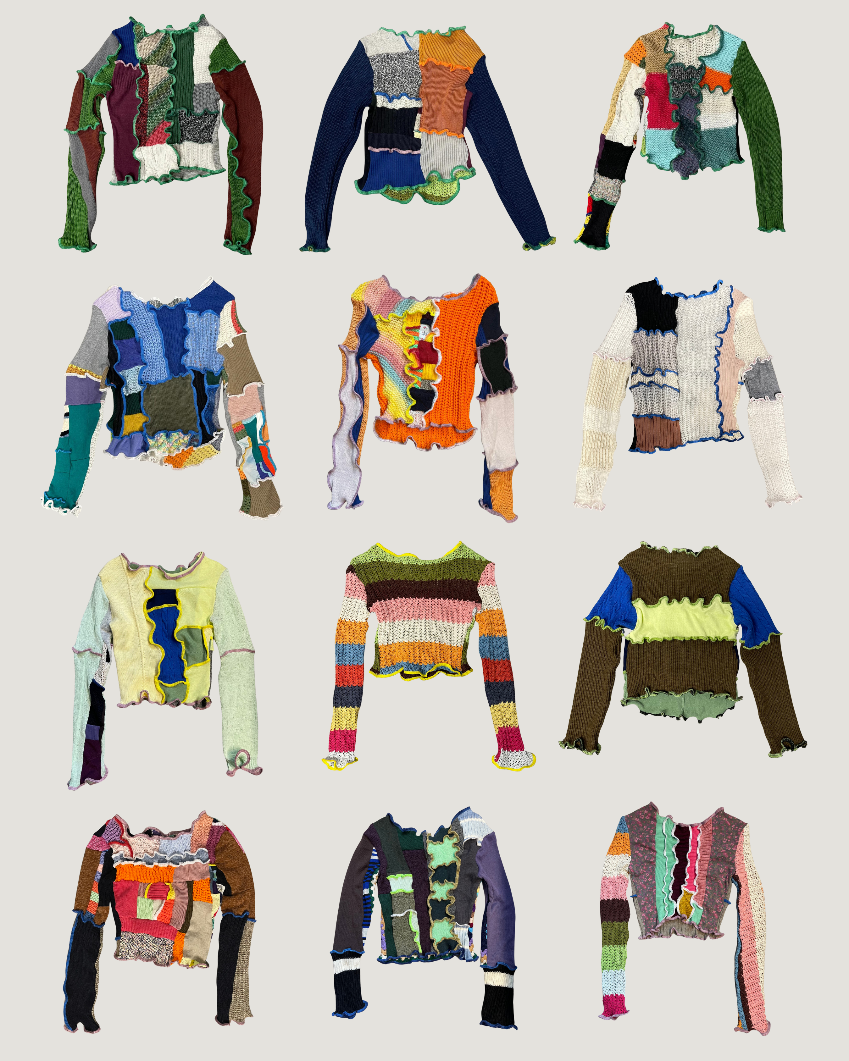 PATCHWORK JUMPER / (CUSTOM MADE-TO-ORDER)